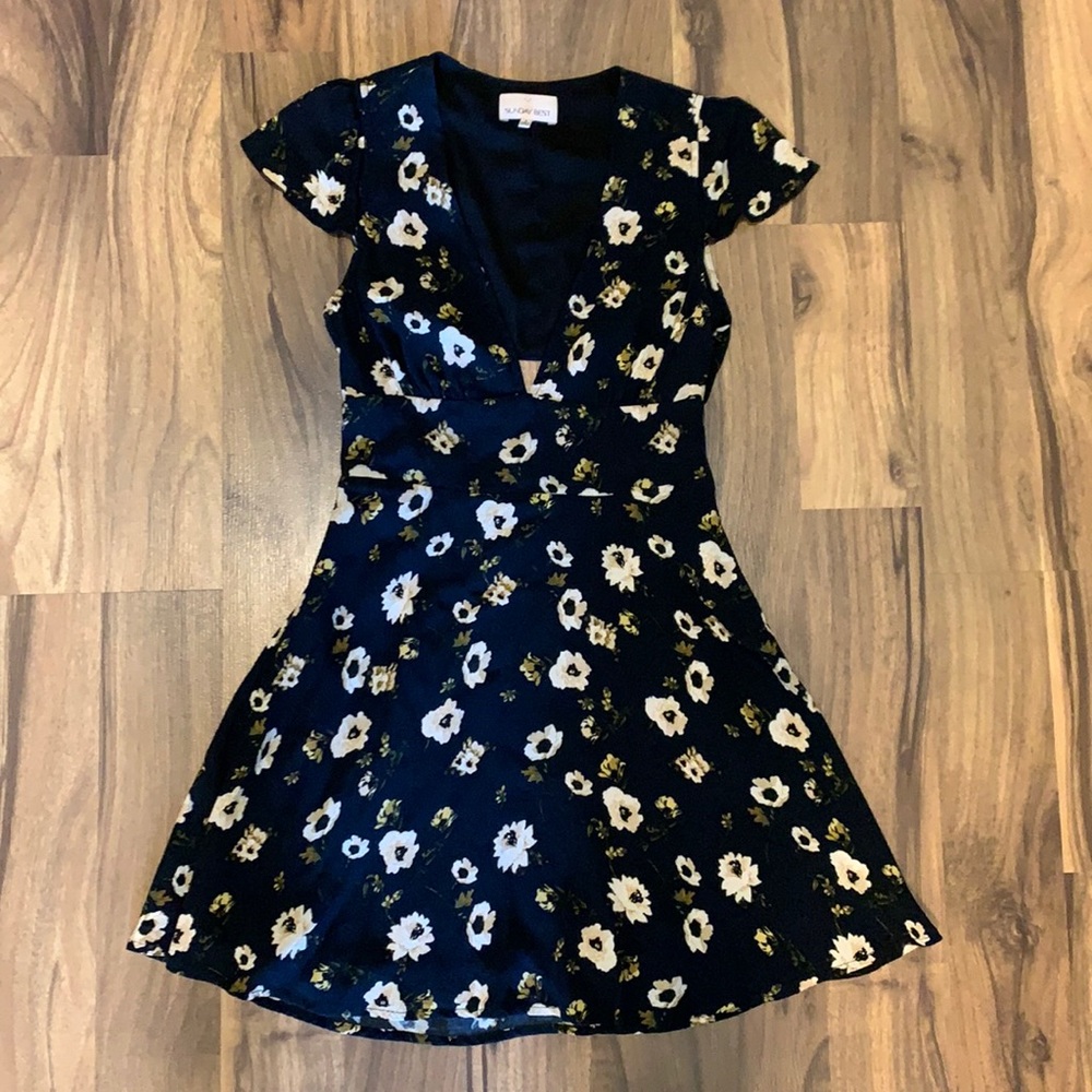 Sunday Best Rand Floral Cutout Dress